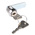 Euro-Locks a Lowe & Fletcher group Company Camlock, 20mm Panel-to-Tongue, 19.1 x 16.6mm Cutout, Key Unlock