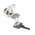Euro-Locks a Lowe & Fletcher group Company Camlock, 15.5mm Panel-to-Tongue, 16.3 x 14.1mm Cutout, Key Unlock