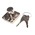 Euro-Locks a Lowe & Fletcher group Company Rim Lock, 24.5mm Panel-to-Tongue, 19.7mm Cutout, Key Unlock