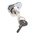 Steinbach & Vollman Brass Cylinder Lock, 20mm Panel-to-Tongue, 18.2 x 22.2mm Cutout, Key Unlock