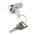 Euro-Locks a Lowe & Fletcher group Company Camlock, 9.5mm Panel-to-Tongue, 20.3 x 17.7mm Cutout, Key Unlock