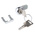 Euro-Locks a Lowe & Fletcher group Company Camlock, 9.5mm Panel-to-Tongue, 20.3 x 17.7mm Cutout, Key Unlock