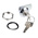 Euro-Locks a Lowe & Fletcher group Company Camlock, 16mm Panel-to-Tongue, 23 x 20.2mm Cutout, Key Unlock