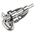 RS PRO Stainless Steel Padlockable Door Bolt, 101mm