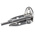 RS PRO Stainless Steel Padlockable Door Bolt, 101mm