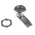 RS PRO Stainless Steel Slotted Head Lock, 18mm Panel-to-Tongue, 20.2 x 22.2mm Cutout, Slotted Head Unlock