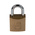RS PRO Key Weatherproof Brass Padlock, 4mm Shackle, 20mm Body