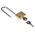 RS PRO Key Weatherproof Brass Padlock, 6mm Shackle, 40mm Body