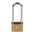 RS PRO Key Weatherproof Brass Padlock, 6mm Shackle, 40mm Body