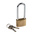RS PRO Key Weatherproof Brass Padlock, 6mm Shackle, 40mm Body