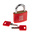 RS PRO Key Weatherproof Brass Padlock, 6mm Shackle, 43mm Body