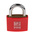 RS PRO Key Weatherproof Brass Padlock, 6mm Shackle, 43mm Body