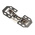 Pinet Steel Concealed Hinge, Screw Fixing, 44mm x 104.5mm x 26mm