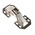 Pinet Steel Concealed Hinge, Screw Fixing, 44mm x 104.5mm x 26mm