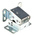 Pinet Steel Concealed Hinge, Screw Fixing, 102mm x 80.5mm x 76mm