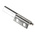 Pinet Stainless Steel Concealed Hinge, Screw Fixing, 80mm x 2mm