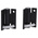 Pinet Aluminium Spring Hinge, Screw Fixing, 67mm x 55mm x 4.5mm