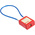RS PRO Key Weatherproof Steel Safety Padlock, 4.5mm Shackle, 43mm Body