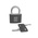 RS PRO Key Aluminium, Steel Padlock, Keyed Alike, 6mm Shackle, 43mm Body