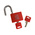 RS PRO Key Aluminium, Steel Padlock, Keyed Alike, 6mm Shackle, 43mm Body