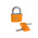 RS PRO Key Aluminium, Steel Padlock, Keyed Alike, 6mm Shackle, 43mm Body