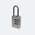 RS PRO Combination Aluminium Combination Padlock, 3mm Shackle, 23mm Body
