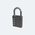 RS PRO Combination Aluminium Combination Padlock, 6mm Shackle, 40mm Body