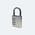 RS PRO Combination Aluminium Combination Padlock, 6mm Shackle, 40mm Body