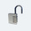 RS PRO Combination Aluminium Combination Padlock, 6mm Shackle, 40mm Body