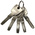ABUS Brass Euro Cylinder Lock, 30/40 mm (30/40mm)