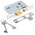 Legge Sashlock Lever, 2 Levers, 24 Differs