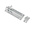 RS PRO Aluminium Padlockable Door Bolt, 12 x 3.5 x 75 x 25mm