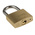 ABUS Key Weatherproof Brass, Steel Padlock, 6mm Shackle, 40mm Body