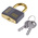 ABUS Key Weatherproof Brass Safety Padlock, 6mm Shackle, 40mm Body