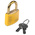 ABUS Key Weatherproof Brass Safety Padlock, Keyed Alike, 6mm Shackle, 40mm Body