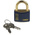 ABUS Key Weatherproof Brass Safety Padlock, Keyed Alike, 6mm Shackle, 40mm Body