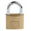 RS PRO Key Weatherproof Brass Padlock, 6mm Shackle, 40mm Body