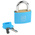 RS PRO Key Weatherproof Brass Padlock, 6mm Shackle, 43mm Body