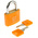 RS PRO Key Weatherproof Brass Padlock, 6mm Shackle, 43mm Body