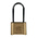 RS PRO Combination Weatherproof Brass, Steel Padlock, 7mm Shackle, 53mm Body