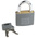 RS PRO Key Weatherproof Brass Padlock, 6mm Shackle, 43mm Body