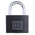 RS PRO Key Weatherproof Brass Padlock, 6mm Shackle, 43mm Body