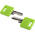 RS PRO Key Weatherproof Brass Padlock, 6mm Shackle, 43mm Body
