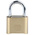 RS PRO Combination Weatherproof Brass Combination Padlock, 7mm Shackle, 53mm Body