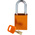 Brady Key Weatherproof Aluminium Padlock, 6.4mm Shackle, 38mm Body