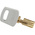 Brady Key Weatherproof Aluminium Padlock, 6.4mm Shackle, 38mm Body