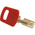 Brady Key Weatherproof Aluminium Padlock, 6.4mm Shackle, 38mm Body