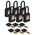 Brady Key Weatherproof Nylon Padlock, 6.4mm Shackle, 38mm Body