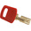 Brady Key Weatherproof Safety Padlock, 6.35mm Shackle