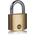 YALE Padlock Brass Padlock, 6.3mm Shackle, 40mm Body